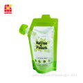 Baby Food Packaging Spout pouch With double ziplock